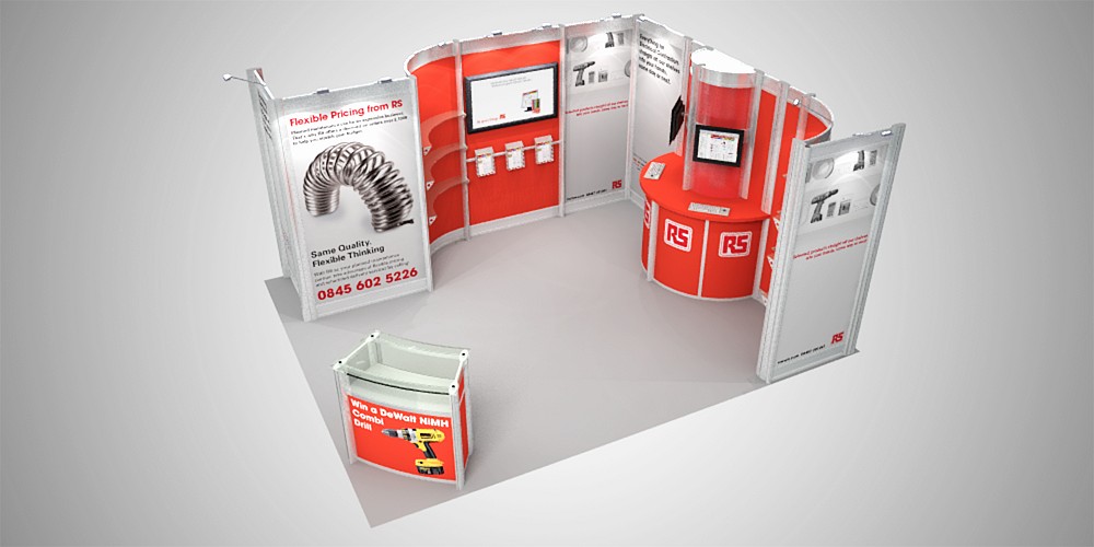 Exhibition stand for RS Components by Planet Indifferent