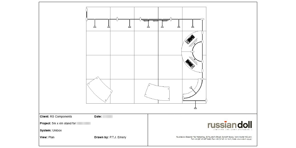 Exhibition stand for RS Components by Planet Indifferent