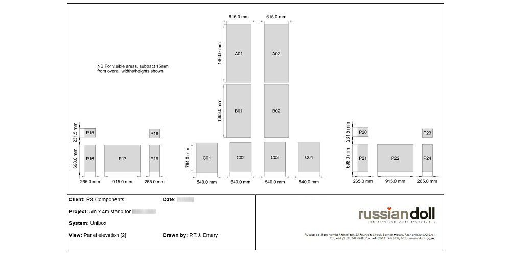 Exhibition stand for RS Components by Planet Indifferent