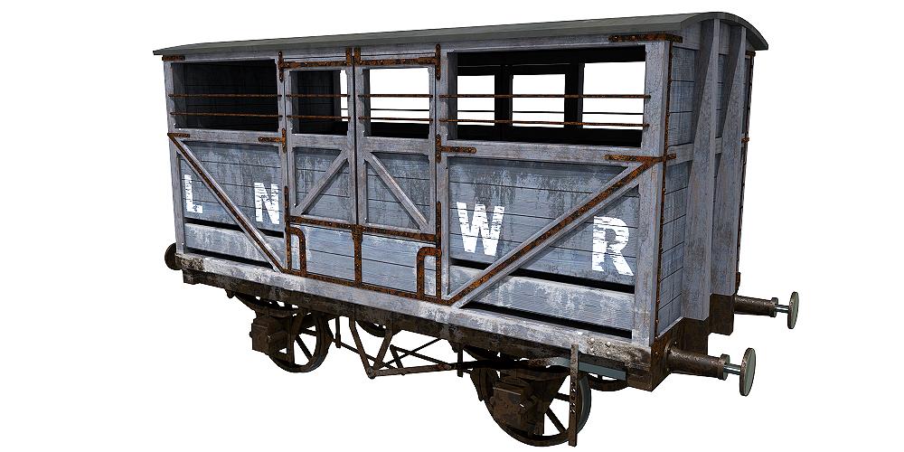 LNWR cattle wagon by Planet Indifferent