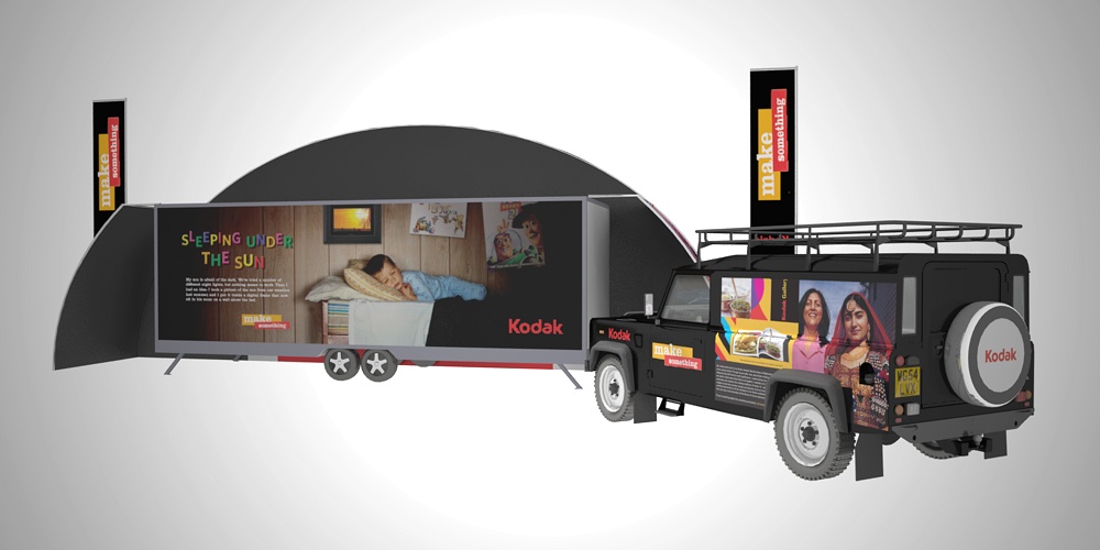 Kodak roadshow trailer visualisation by Planet Indifferent